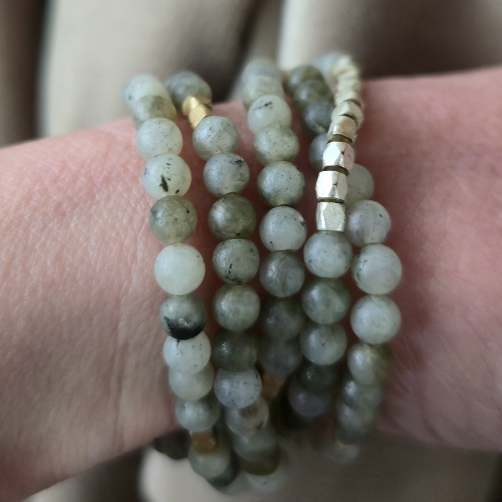 Convertible Beaded Wrap Necklace / Bracelet – 17” |